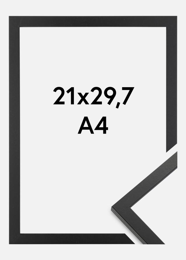 Moldura Trendy Vidro acrílico Preto 21x29,7 cm (A4)