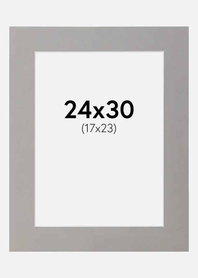 Passe-partout Cinzento 24x30 cm (17x23)