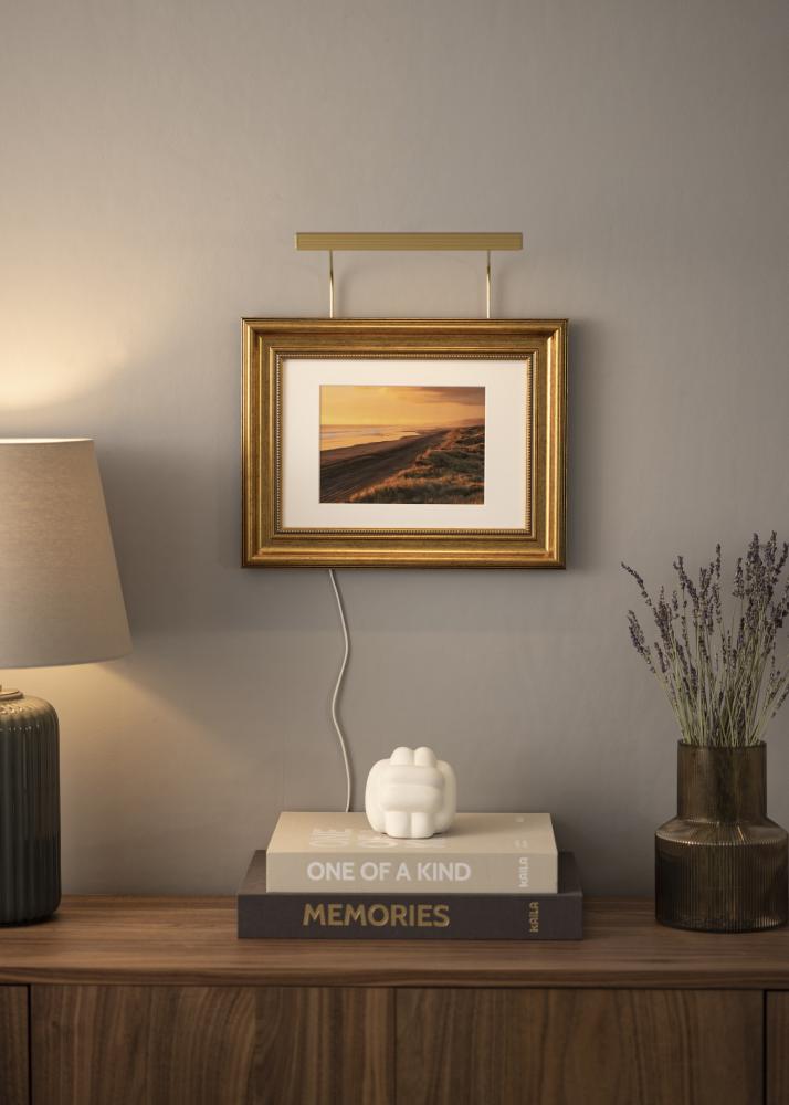 BLP 117 de largura iluminação de quadros 25 cm - Ouro