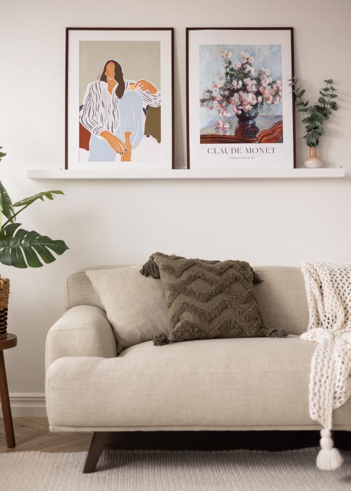 KAILA Prateleira para Quadros Branca 150 cm