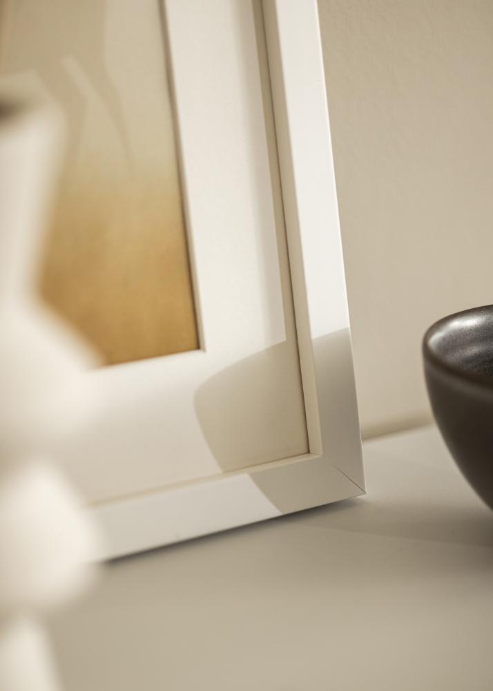 Moldura Blocky Vidro acrílico Branco 90x90 cm