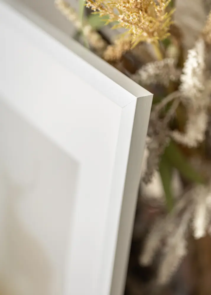 Moldura Modern Vidro acrílico Branco 50x50 cm