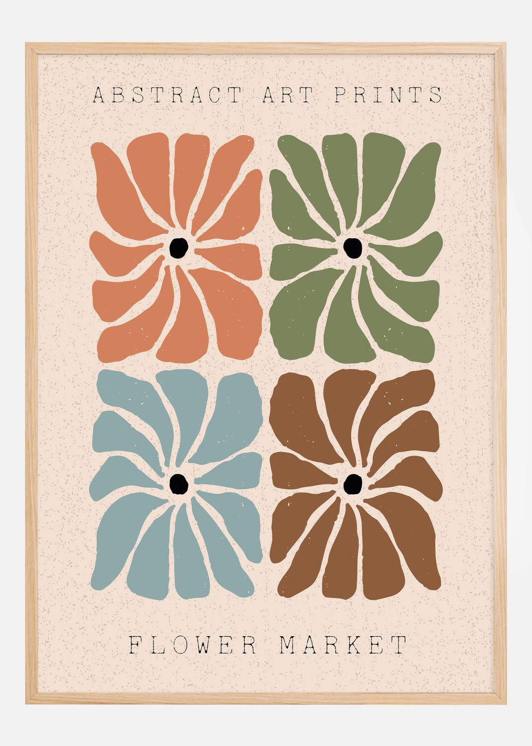 Product Image for Abstract Art Flowers Póster (21x29.7 cm (A4))