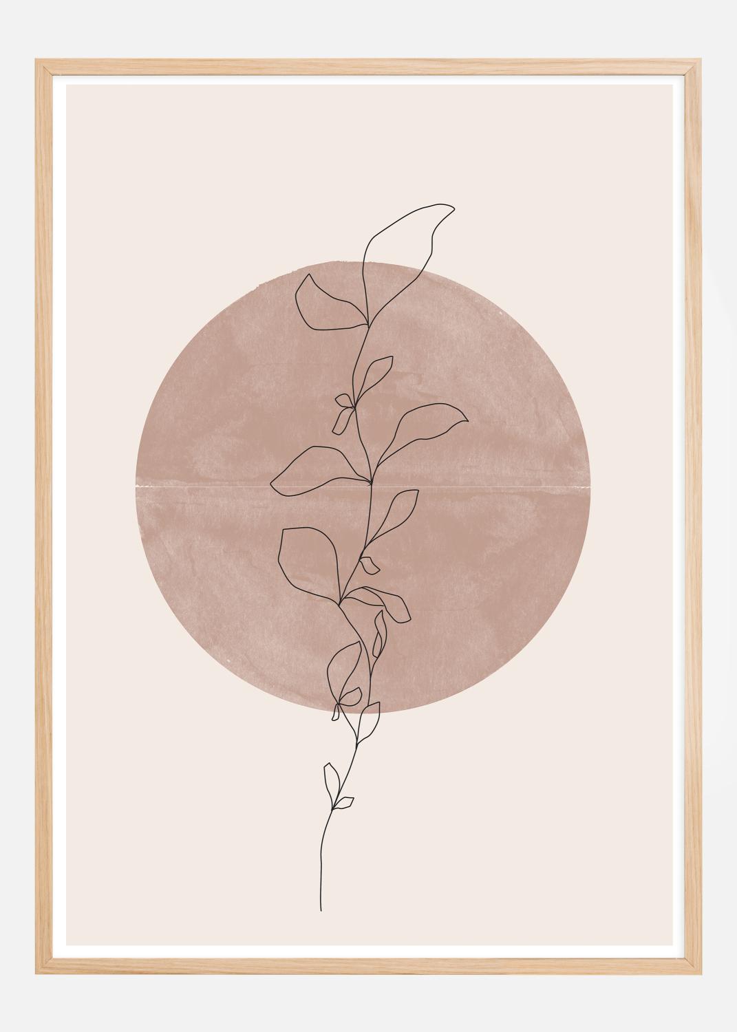 Product Image for Line Flower Póster (21x29.7 cm (A4))