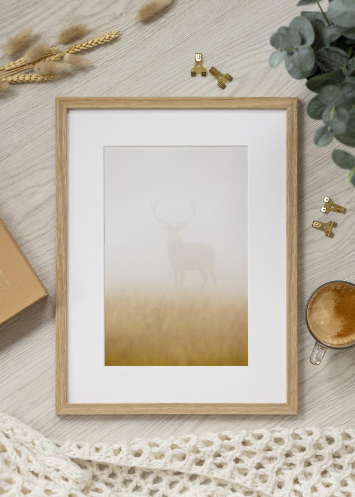 Moldura Vemdalen Vidro acrílico Carvalho 14x24 cm