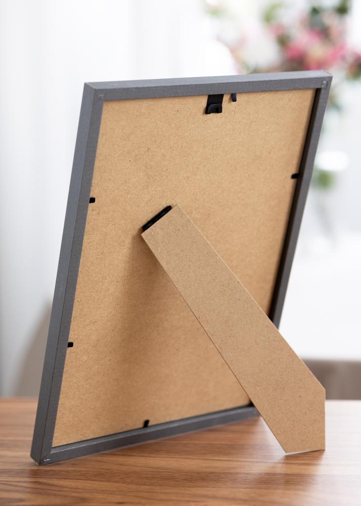 Moldura Modern Vidro acrílico Grafite 20x30cm