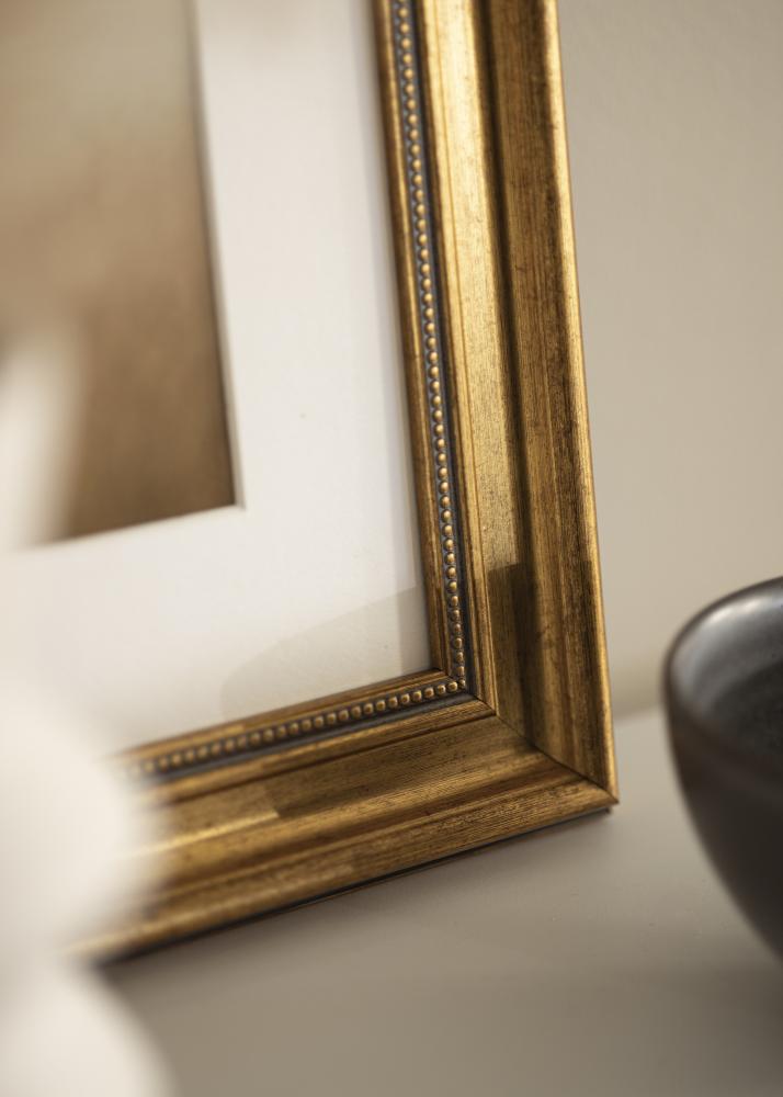 Moldura Rokoko Vidro acrílico Dourado 50x50 cm