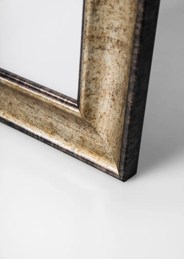 Moldura Saltsjöbaden Ouro antigo 40x50 cm - Passe-partout Branco 29,7x42 cm (A3)