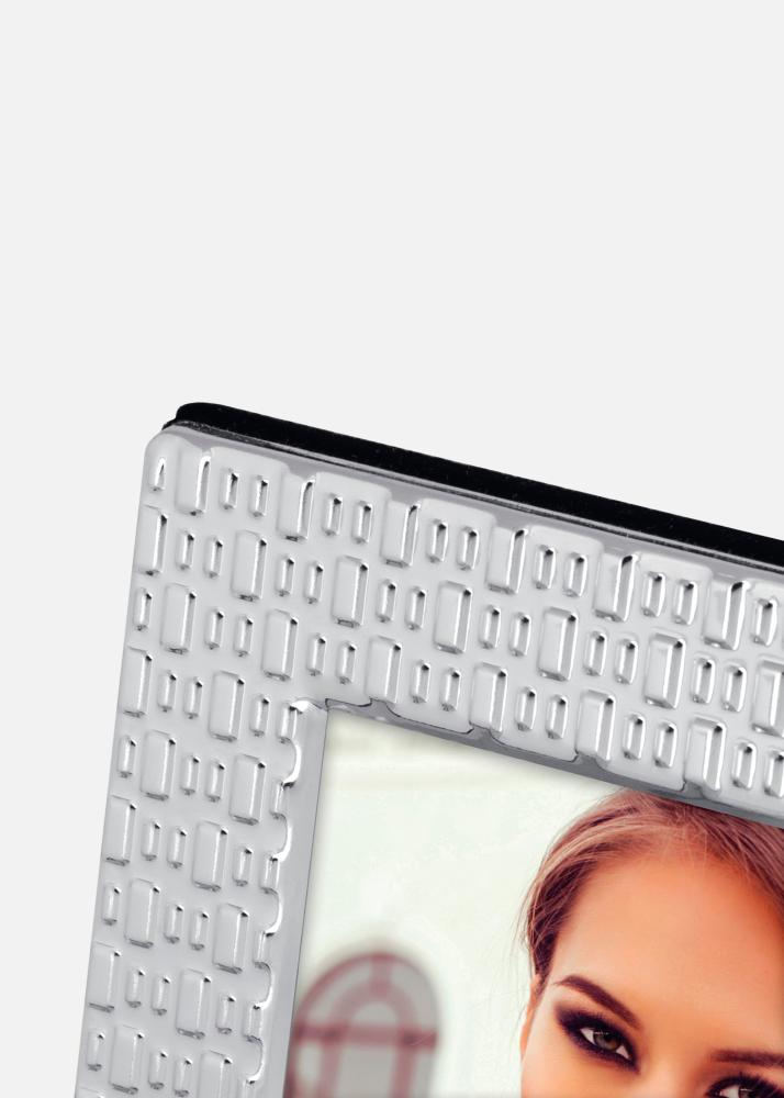 Moldura Prateado Frame 10x15 cm