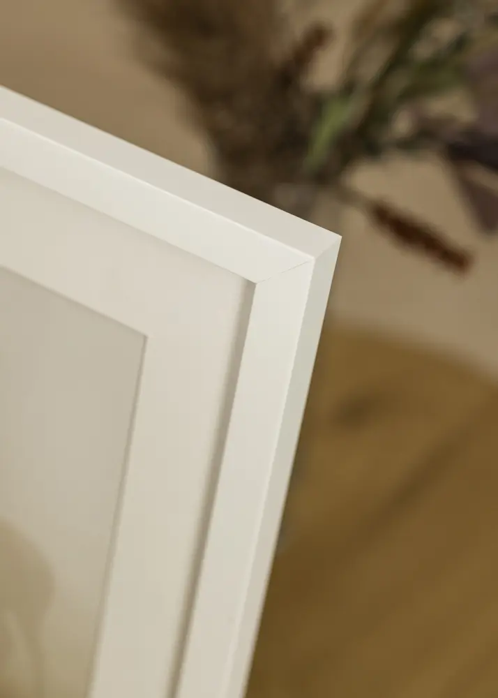 Moldura Blocky Vidro acrílico Branco 80x80 cm