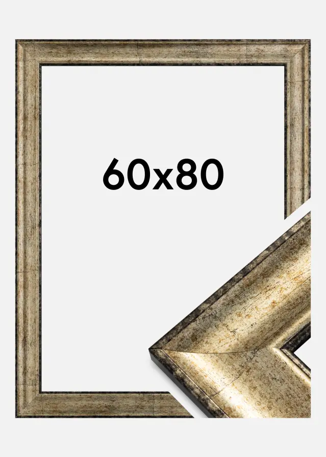 Moldura Saltsjöbaden Ouro antigo 60x80 cm