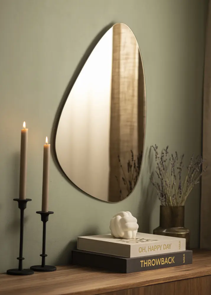 KAILA Espelho Shape I Dfolha Bronze 50x70 cm