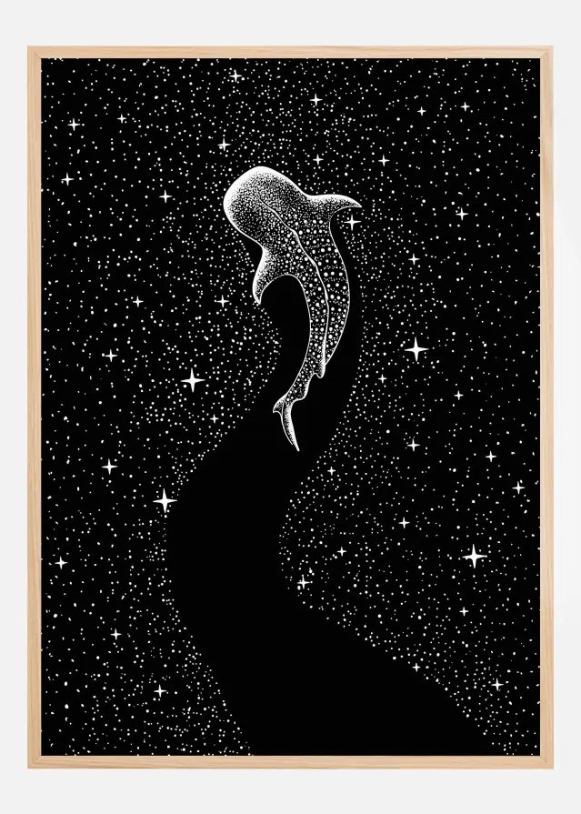 Star Eater Square (Black Version) Póster