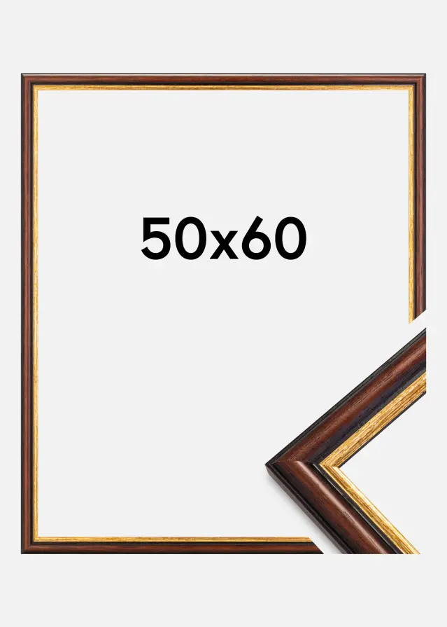 Moldura Siljan Castanho 50x60 cm