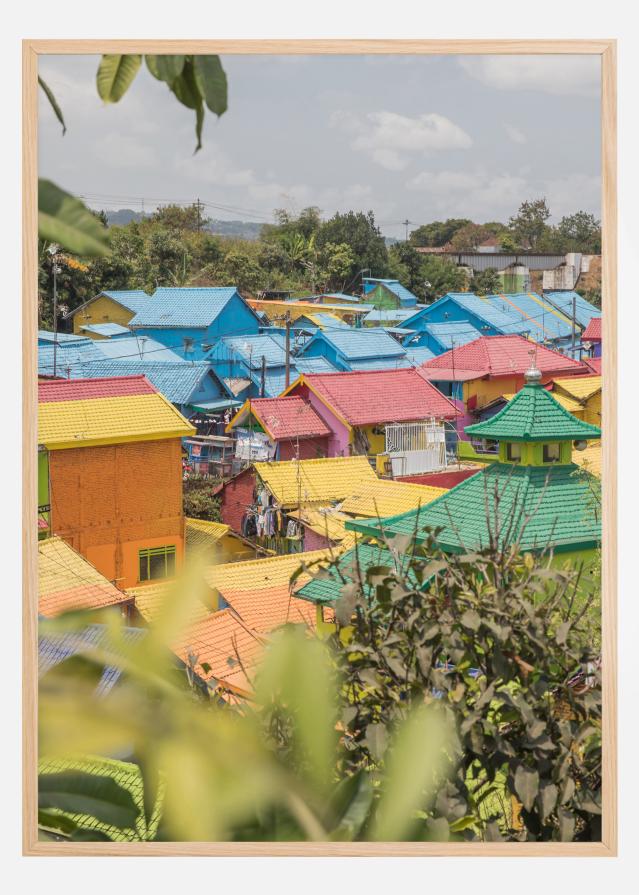 Colorful Village Póster