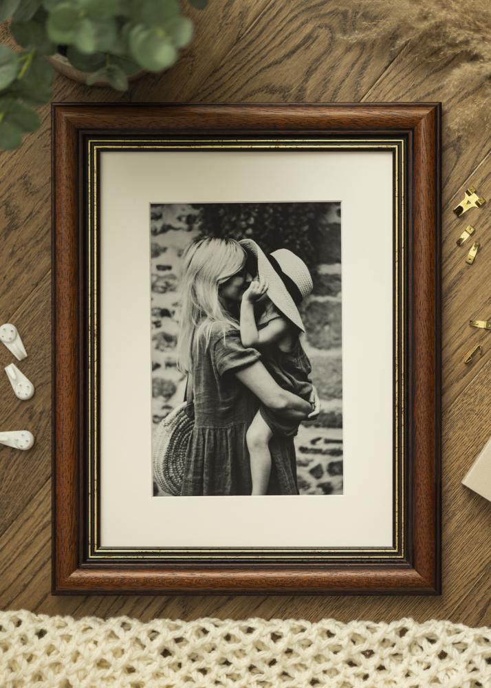 Moldura Old Retro Vidro acrílico 25x25 cm