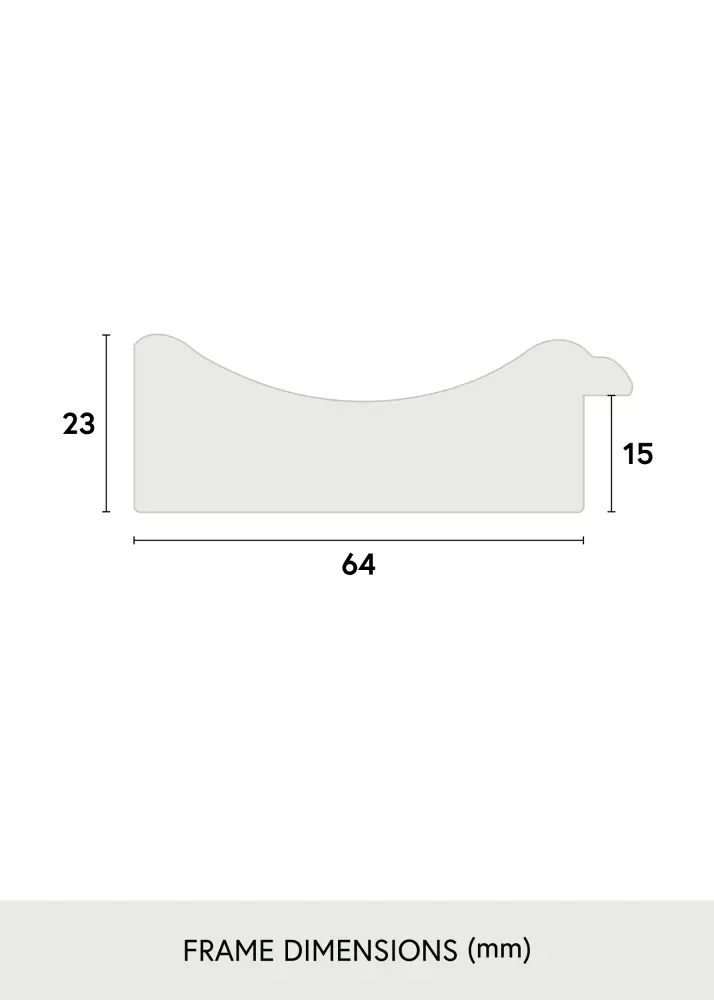 Moldura Saltsjöbaden Ouro antigo 40x50 cm - Passe-partout Branco 29,7x42 cm (A3)