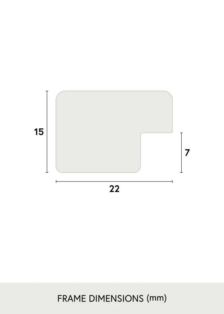 Moldura Uppsala Vidro acrílico Prateado 21x29,7 cm (A4)