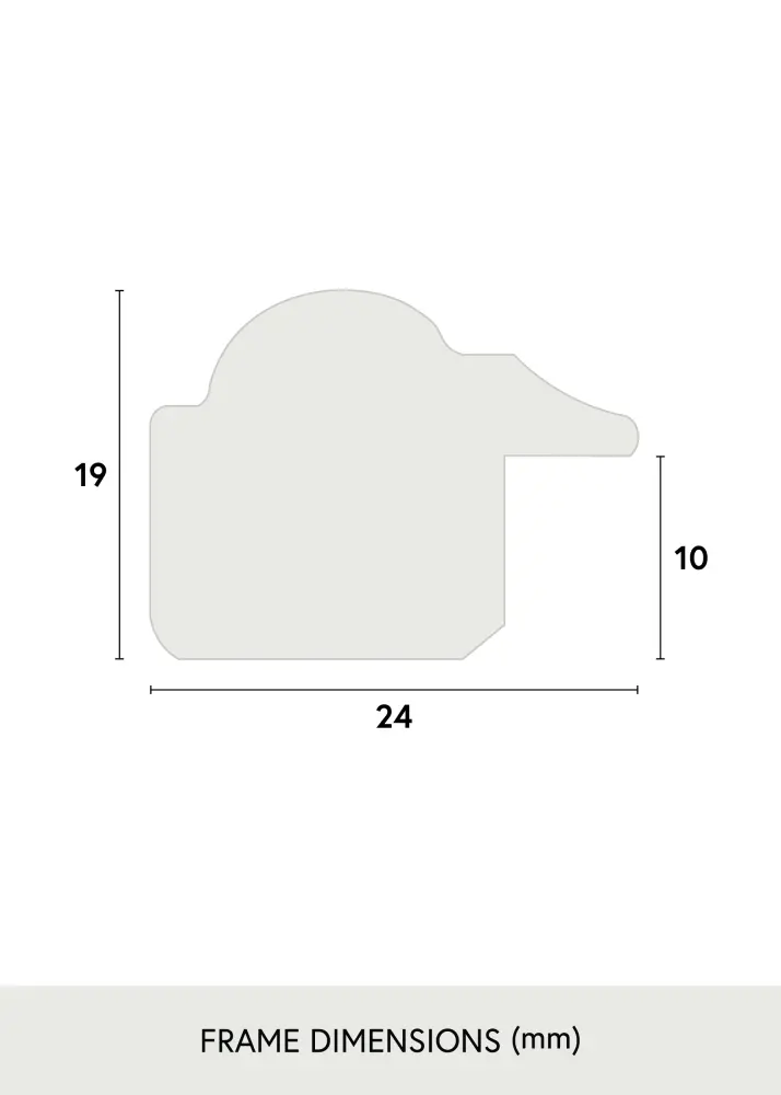 Moldura Siljan Castanho 32,9x48,3 cm (A3+)
