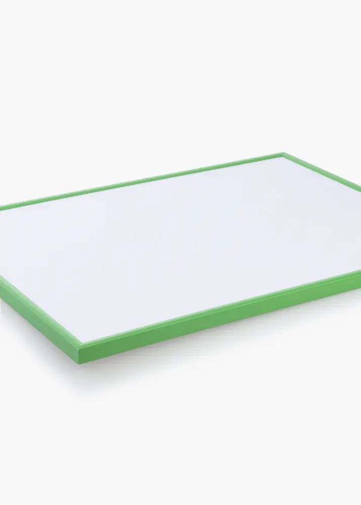 Moldura New Lifestyle Grass Green 30x40 cm - Passe-partout Branco 20x28 cm