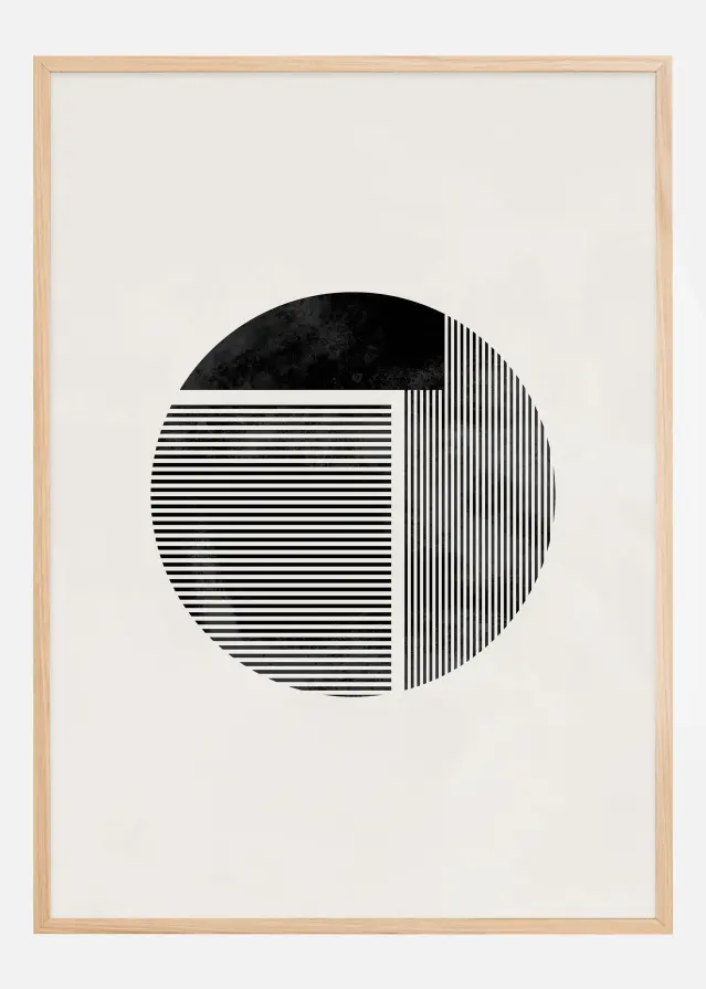 Minimalist round Póster