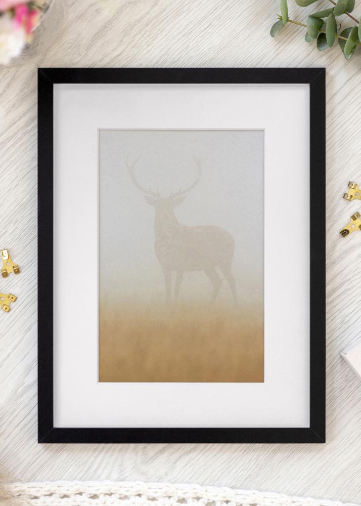 Moldura Selection Vidro acrílico Preto 70x94 cm