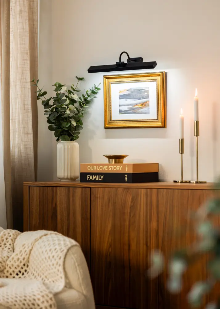 KAILA Flare Luz para Quadros a Pilhas 40 cm - Preto