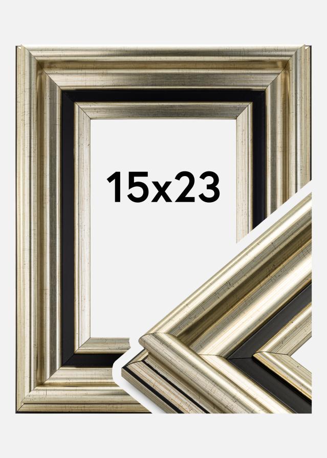 Moldura Gysinge Premium Prateado 15x23 cm