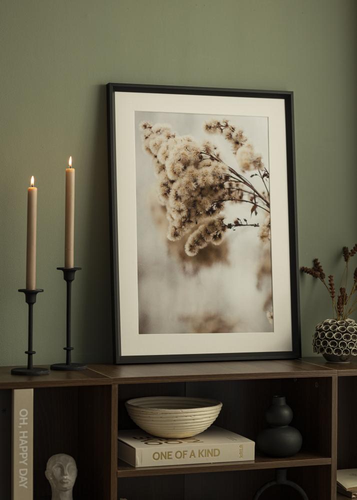 Moldura Globe Vidro acrílico Preto 70x100 cm