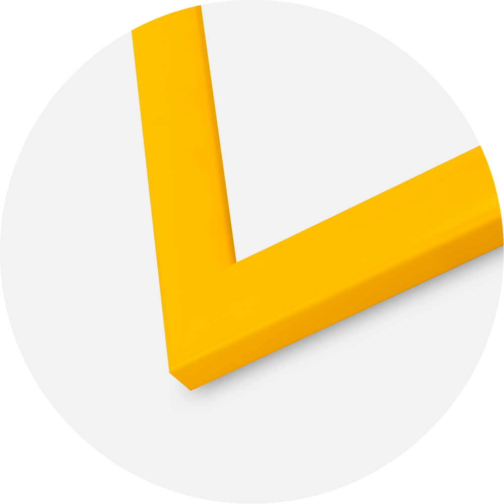 Moldura Dorset Vidro acrílico Ouro 40x50 cm