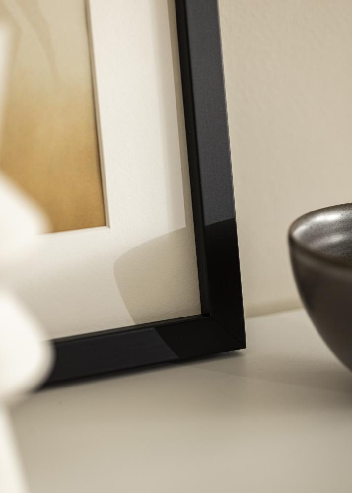 Moldura Blocky Vidro acrílico Preto 100x130 cm