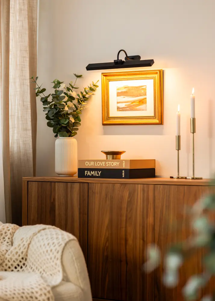 KAILA Flare Luz para Quadros a Pilhas 40 cm - Preto