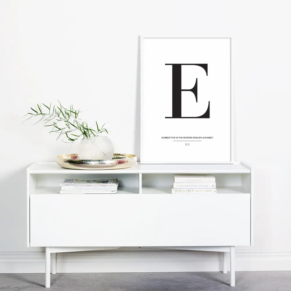 Letter Å Póster
