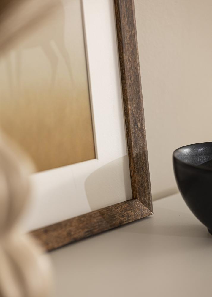 Moldura Fiorito Vidro acrílico Washed Oak 60x80 cm