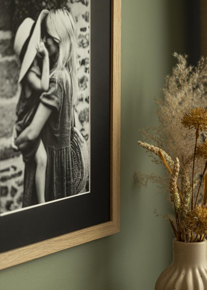 Passe-partout Preto Padrão (Bordo interior branco) 13x18 cm (8x11,5)