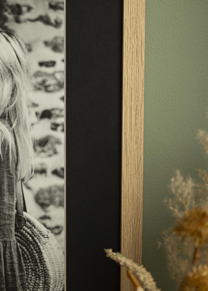 Passe-partout Preto Padrão (Bordo interior branco) 13x18 cm (8x11,5)