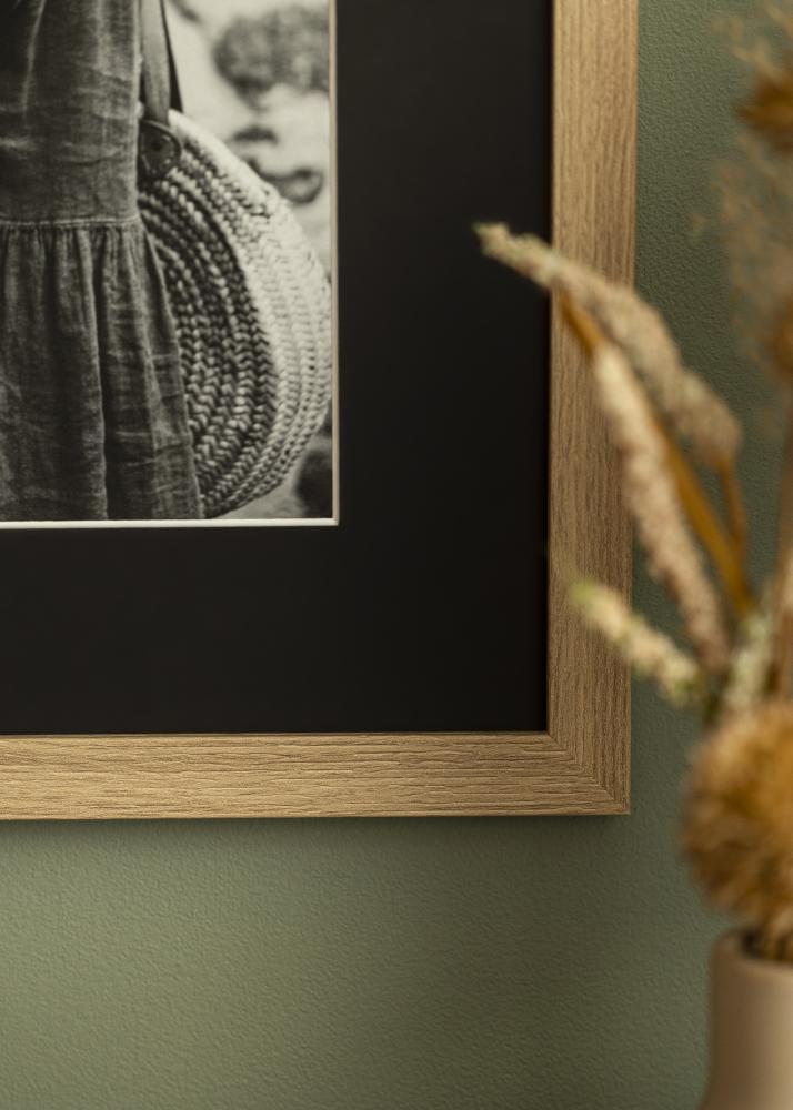 Passe-partout Preto Padrão (Bordo interior branco) 13x18 cm (8x11,5)