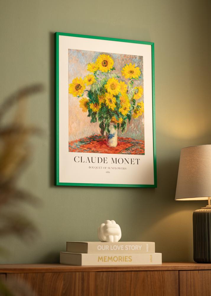 Colorful Vidro acrílico Verde 40x60 cm