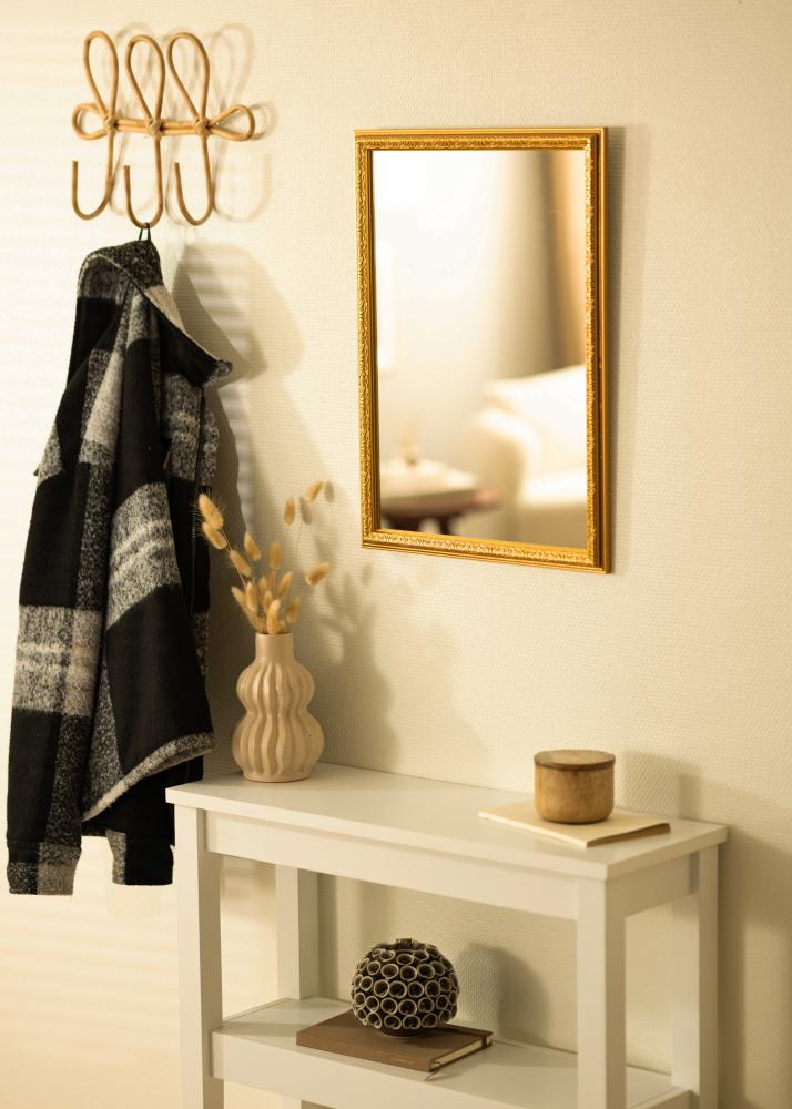 Espelho Nostalgia Dourado 40x55 cm