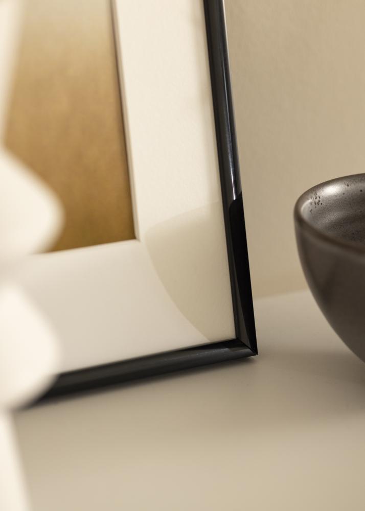 Moldura BGA Modern Style Vidro acrílico Preto 24x30 cm