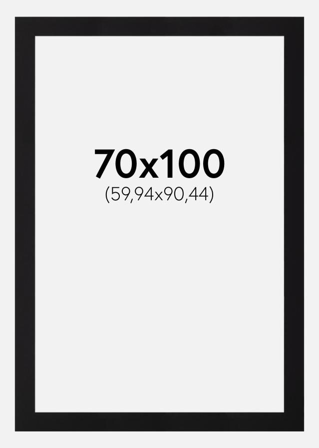 Passe-partout Canson Preto (Bordo interior branco) 70x100 cm (59,94x90,44)