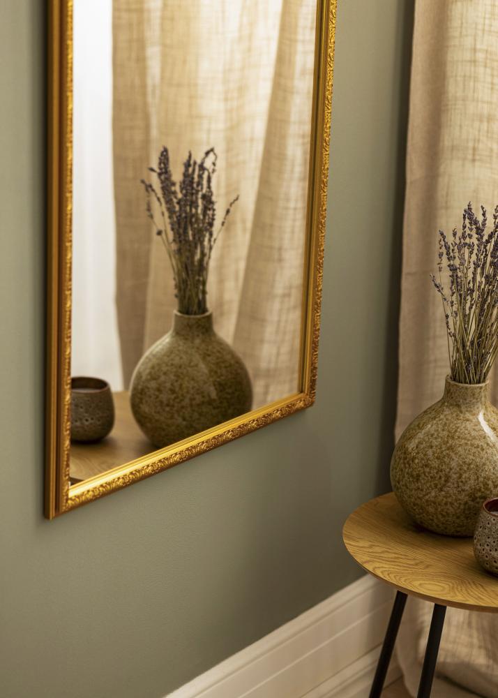 Espelho Nostalgia Dourado 55x105 cm