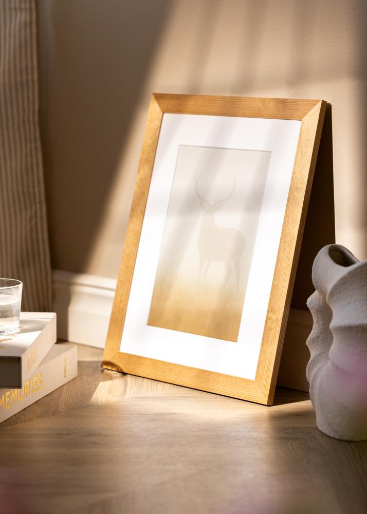 Moldura Sandra Acrílico Carvalho 50x70 cm