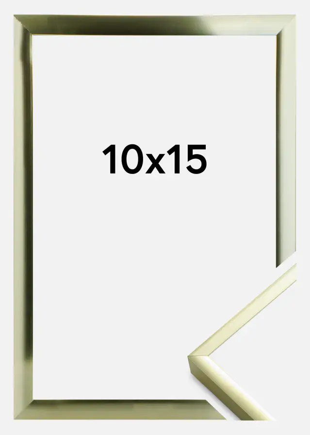 Moldura Póster Frame Aluminum Gold 10x15 cm