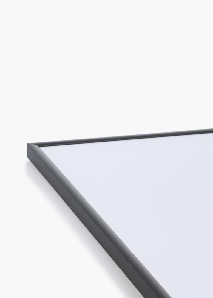 Moldura New Lifestyle Cinzento-escuro 30x40 cm - Passe-partout Preto 21x30 cm