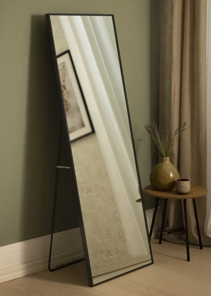 Espelho Tall Rectangle Preto 55x150 cm