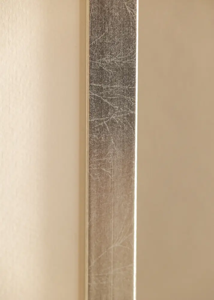 Moldura Minerva Vidro acrílico Prateado 30x40 cm
