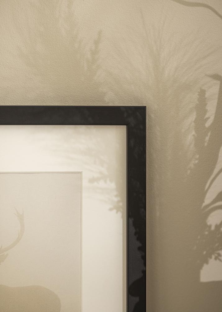 Moldura Blocky Vidro acrílico Preto 100x130 cm