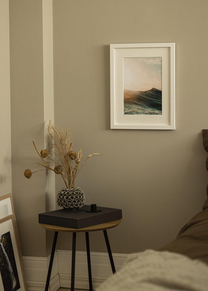 Moldura Blocky Vidro acrílico Branco 90x90 cm