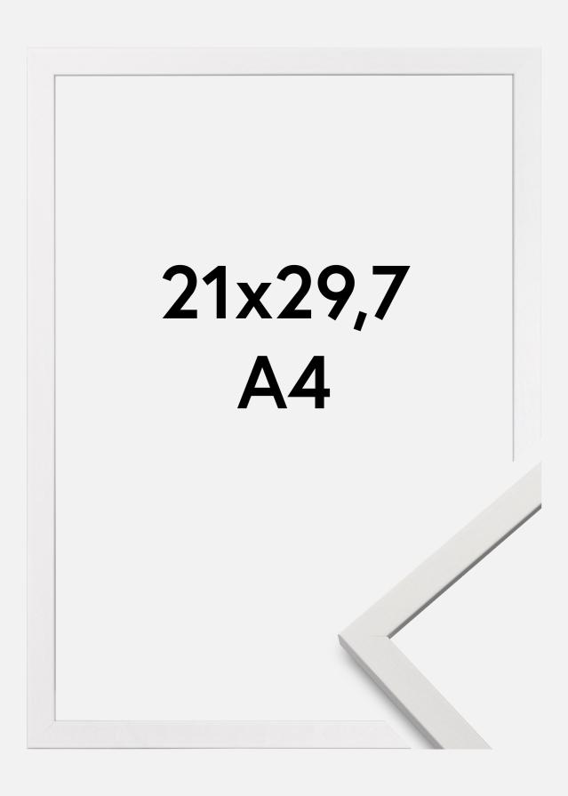 Moldura Edsbyn Vidro acrílico Branco 21x29,7 cm (A4)